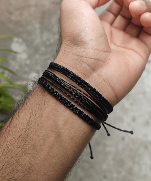 Midnight Trio Bracelet Set