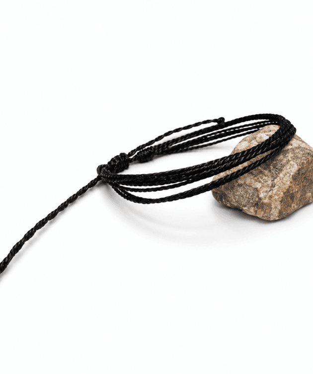 Midnight Layered Cord Bracelet